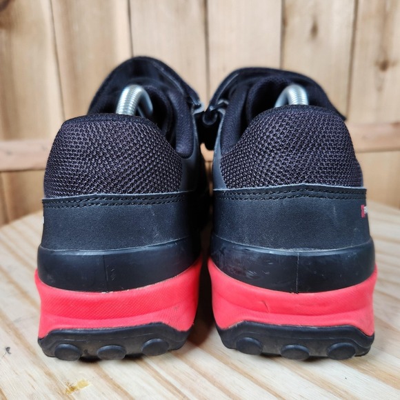 Five Ten Kestrel Lace Shoes Mens 10.5 Black Red MTB Clipless SPD Stealth Bike - Picture 4 of 10